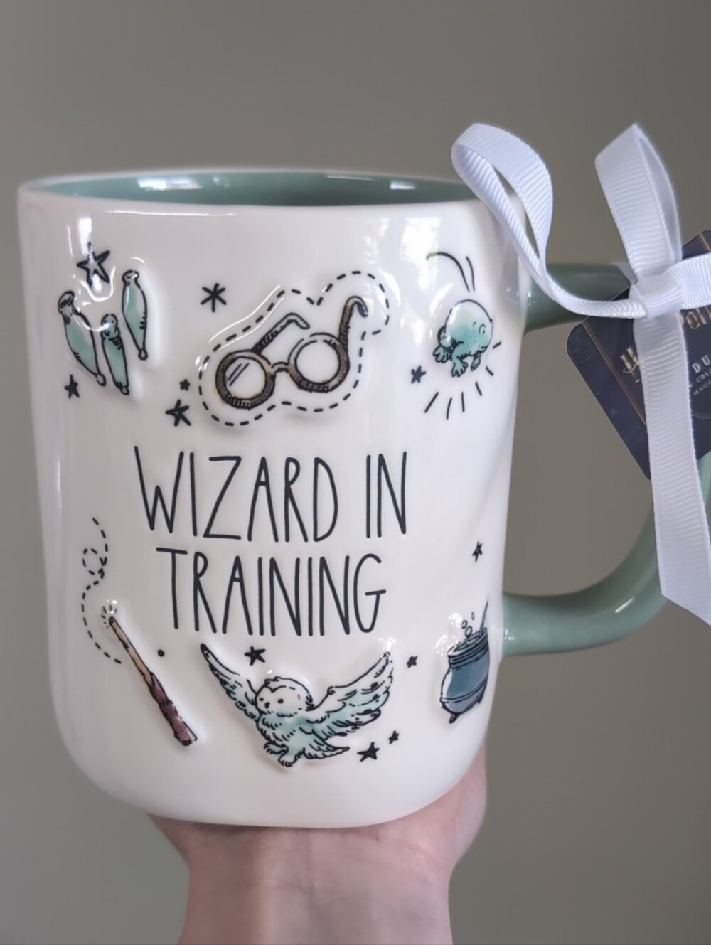 Rae Dunn x Harry Potter WIZARD IN TRAINING Icon Mug with Embossed Design 🪄